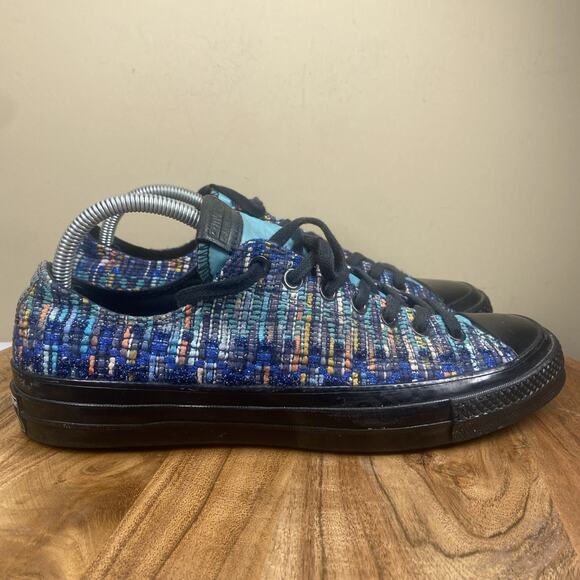 Converse Chuck Taylor AllStar New York Mens Blue Multicolor Size 9 Low Top Shoes - Picture 1 of 10